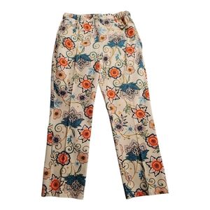 Women's Koret Floral Pants Size 12 Petite